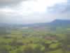 View from the hill above where we stayed (which is the last house you see on the left) (11,645 bytes)