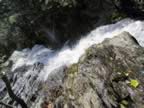 Bear Rock Falls, from the top of the falls. (88kb)