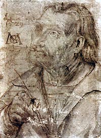 Matthias Grünewald, self-portrait